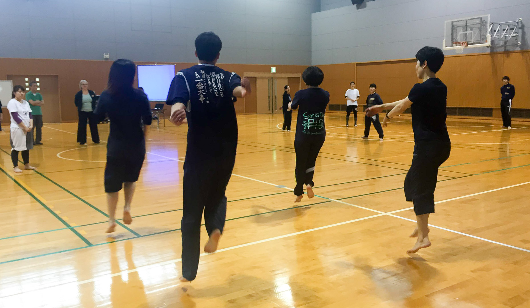 Tanzdidaktik-Workshop am 5. April 2015, Fakultät für Budo und Sport, Tenri-University
